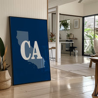 California CA State Silhouette