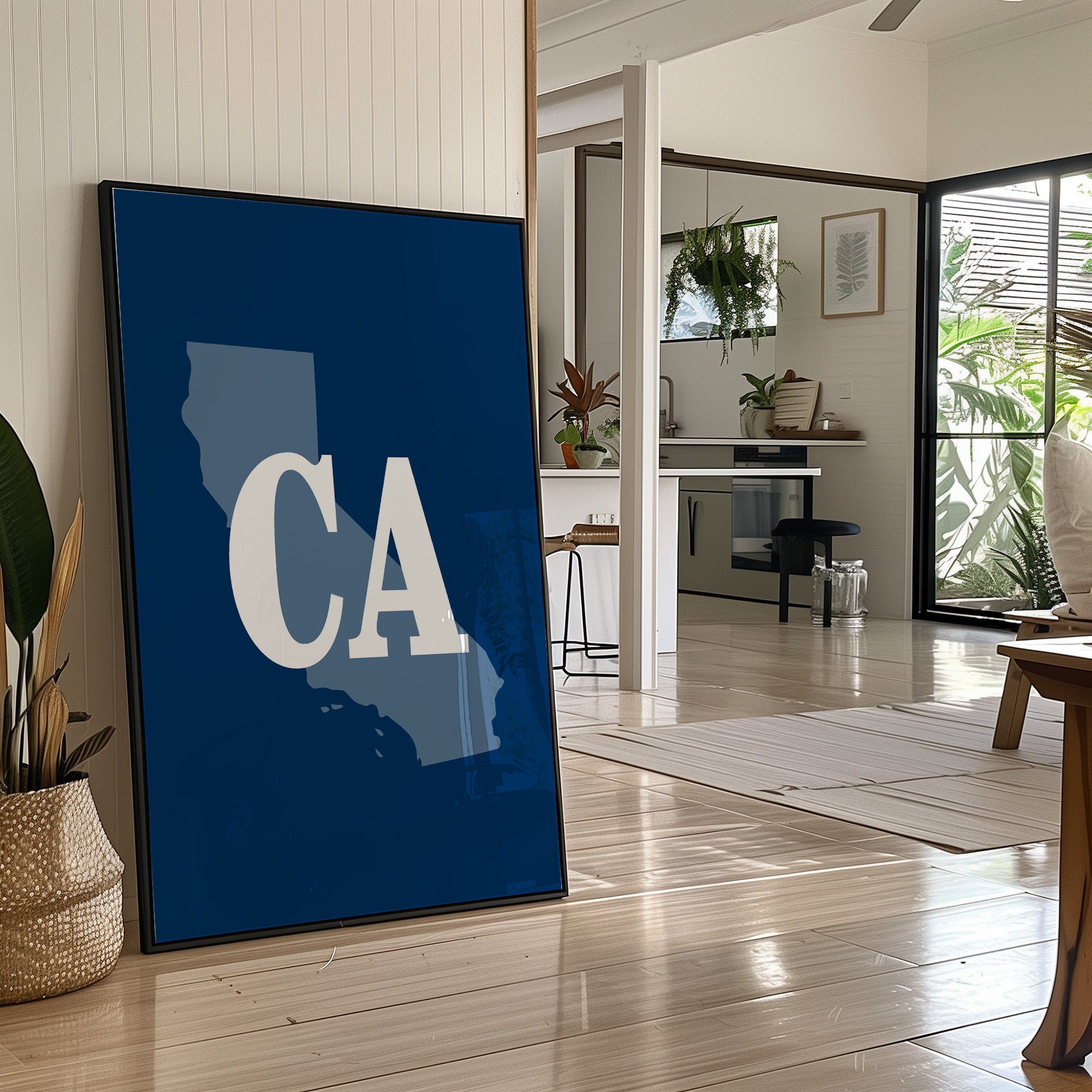 California CA State Silhouette