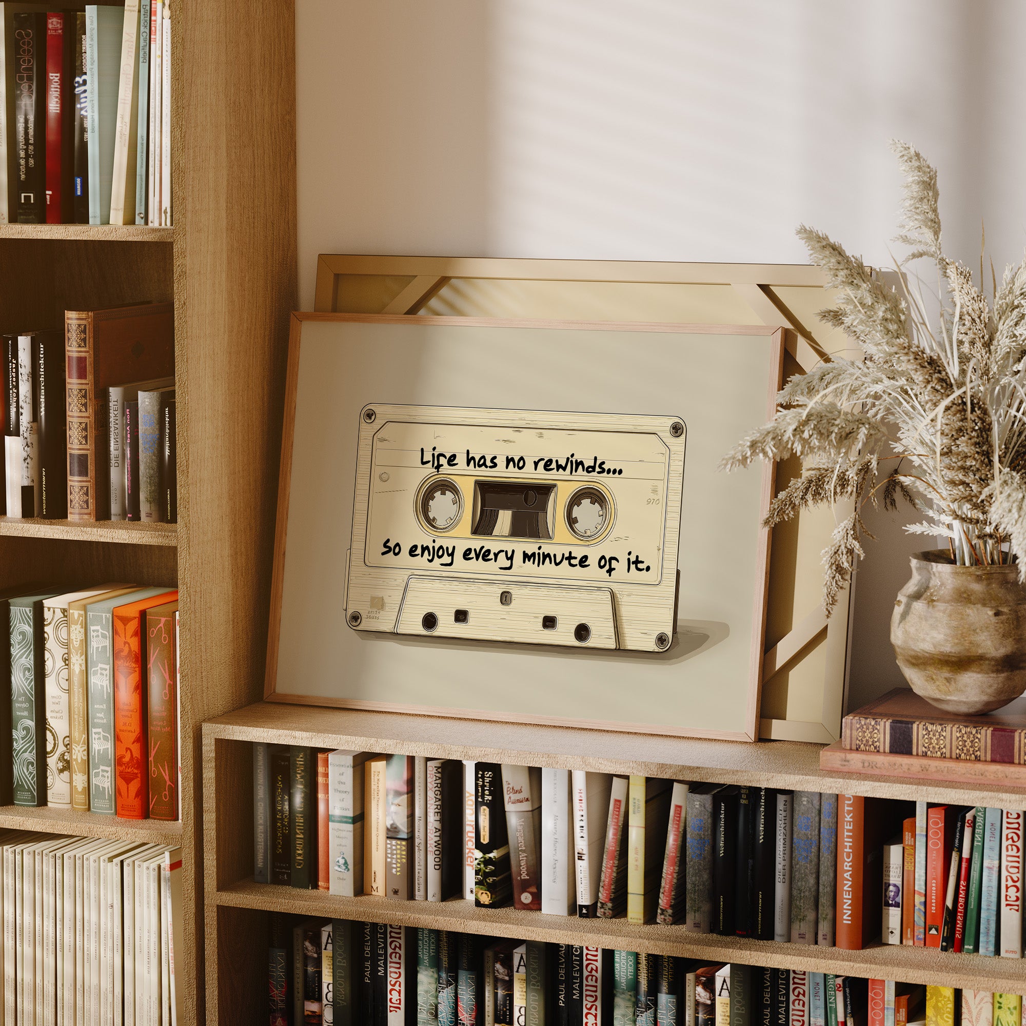Life Has No Rewinds Retro Cassette