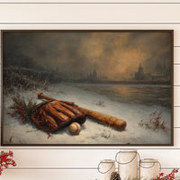 Winter Inning Under Firelight