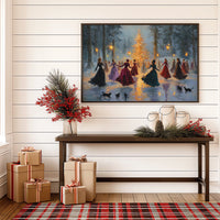 Lantern Waltz in Winter Woods