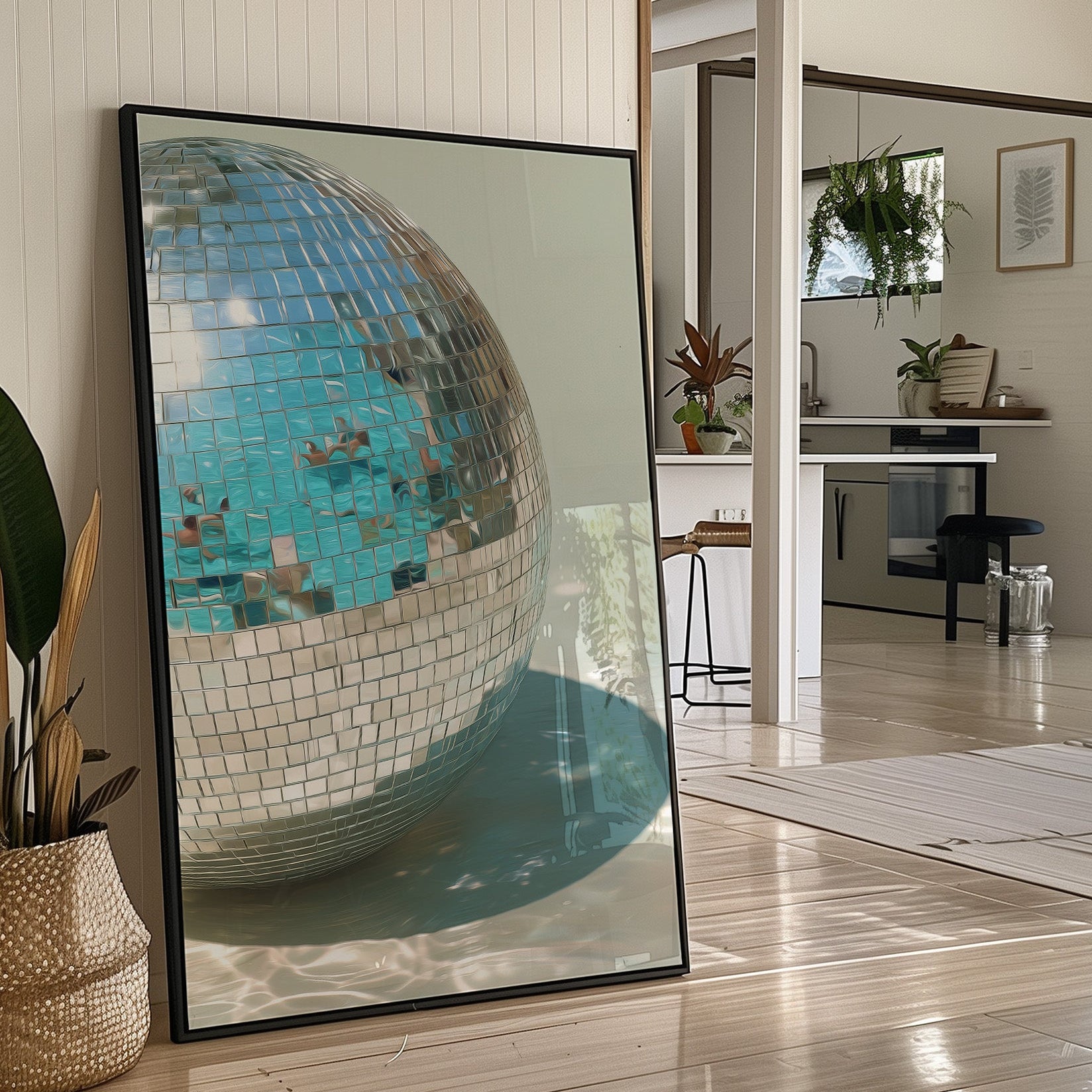 Reflections in Aqua Light