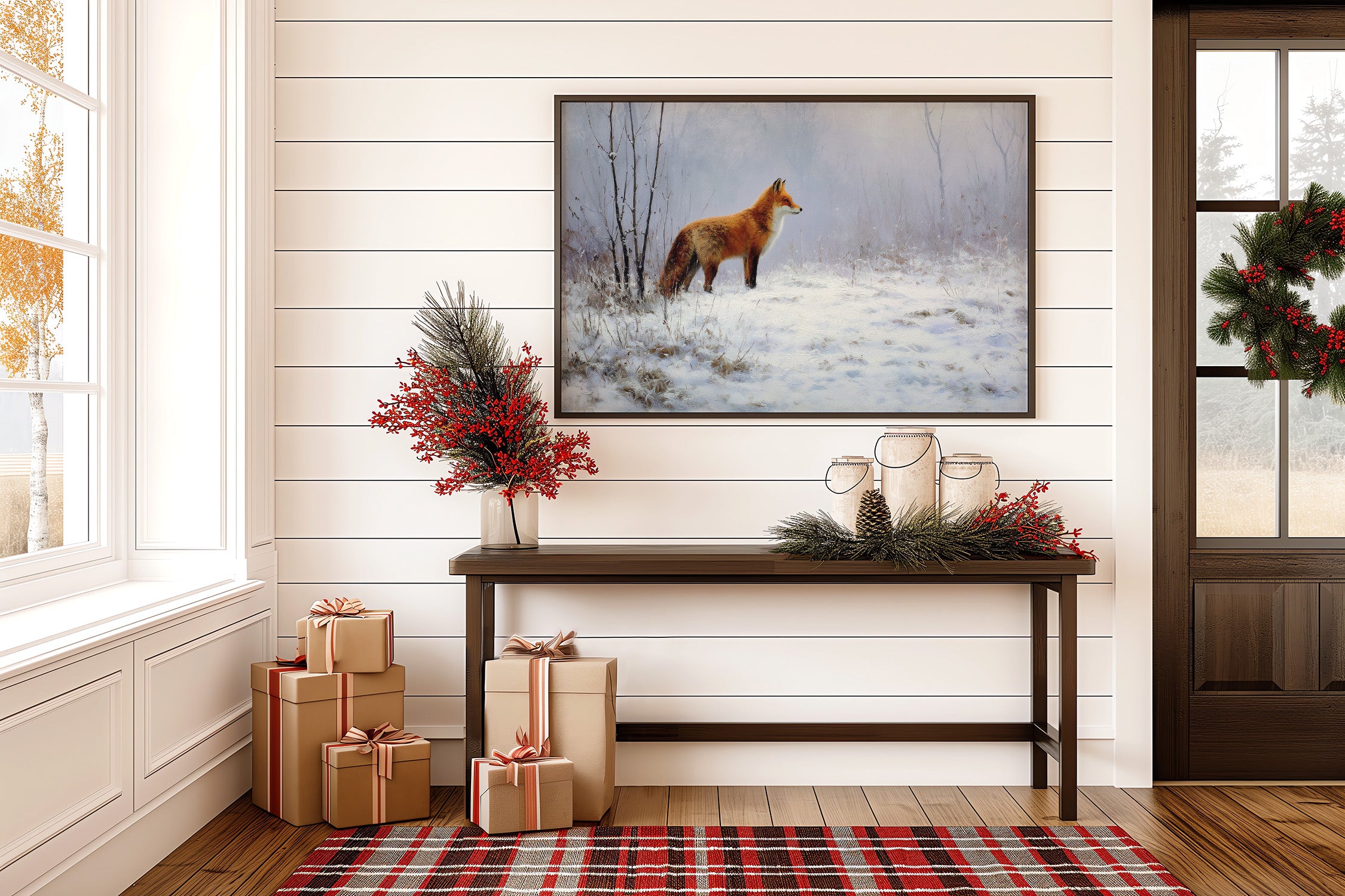 Fox in the Quiet Frost