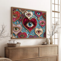 All Eyes in Velvet Hearts