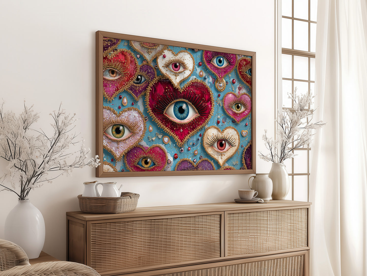 All Eyes in Velvet Hearts