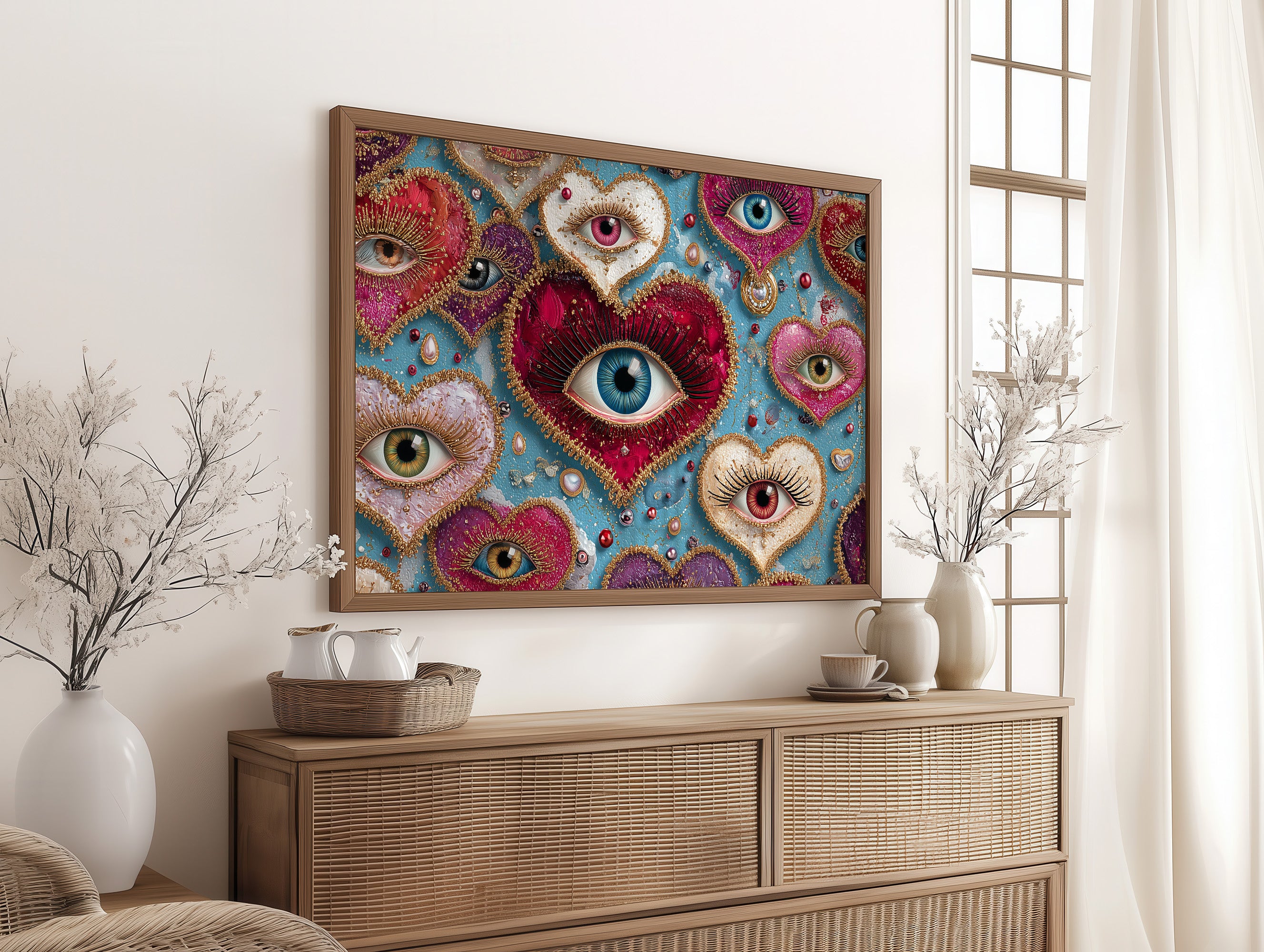 All Eyes in Velvet Hearts