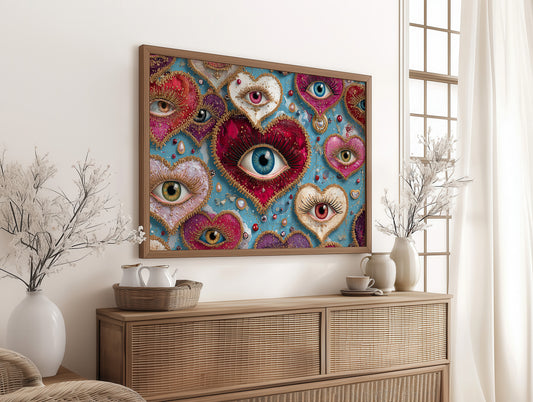 All Eyes in Velvet Hearts