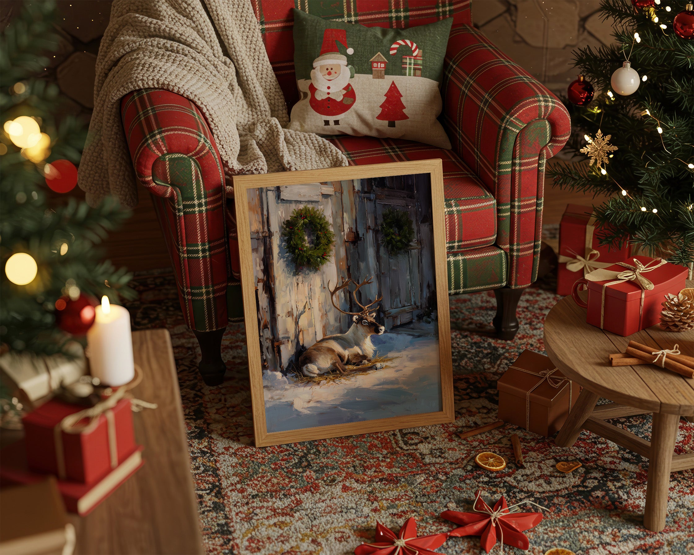 Winter Watch Beneath Wreaths