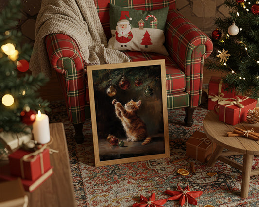 Curious Paws At Christmas