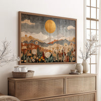 Golden Sun Over Quiet Peaks