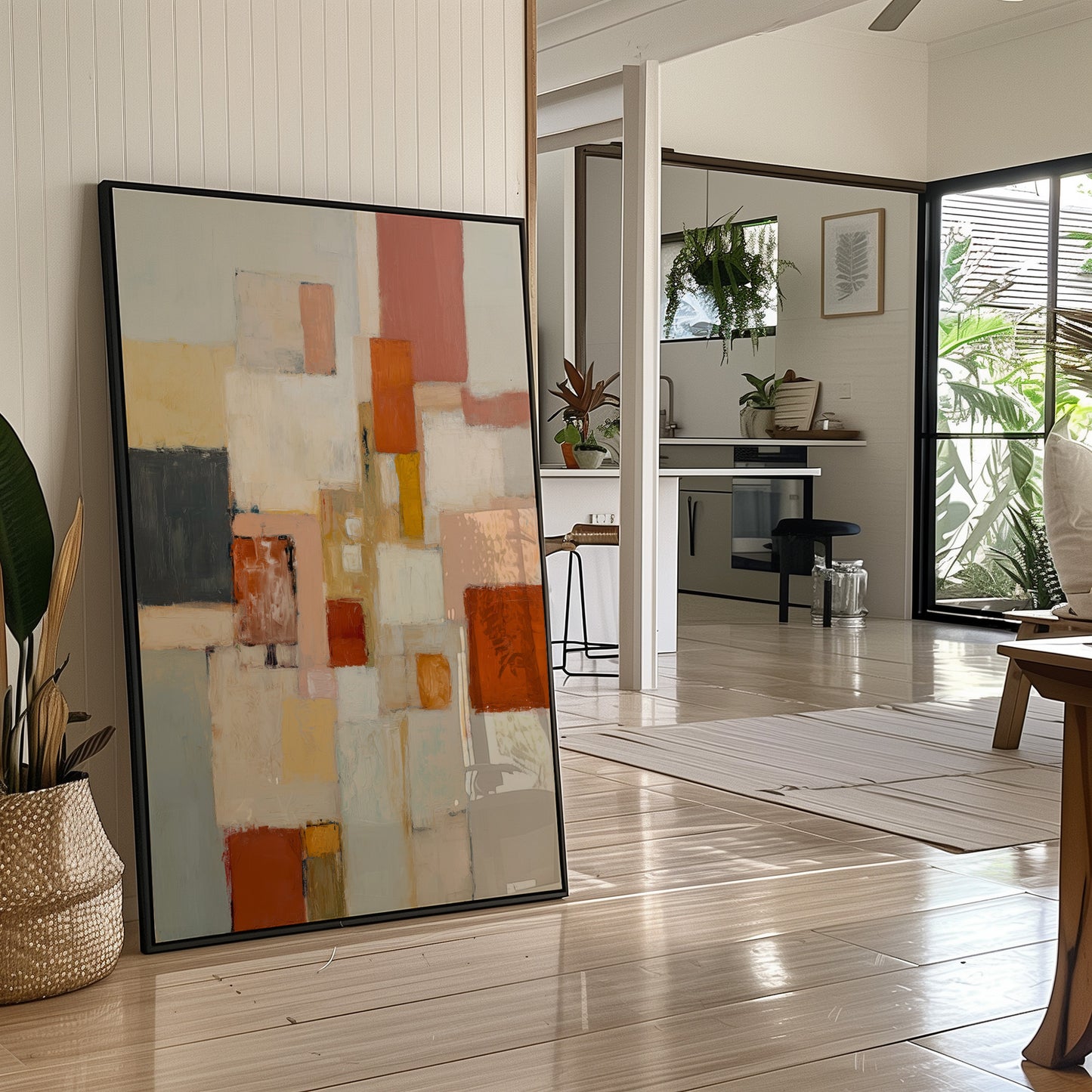 Quiet Geometry In Warm Light