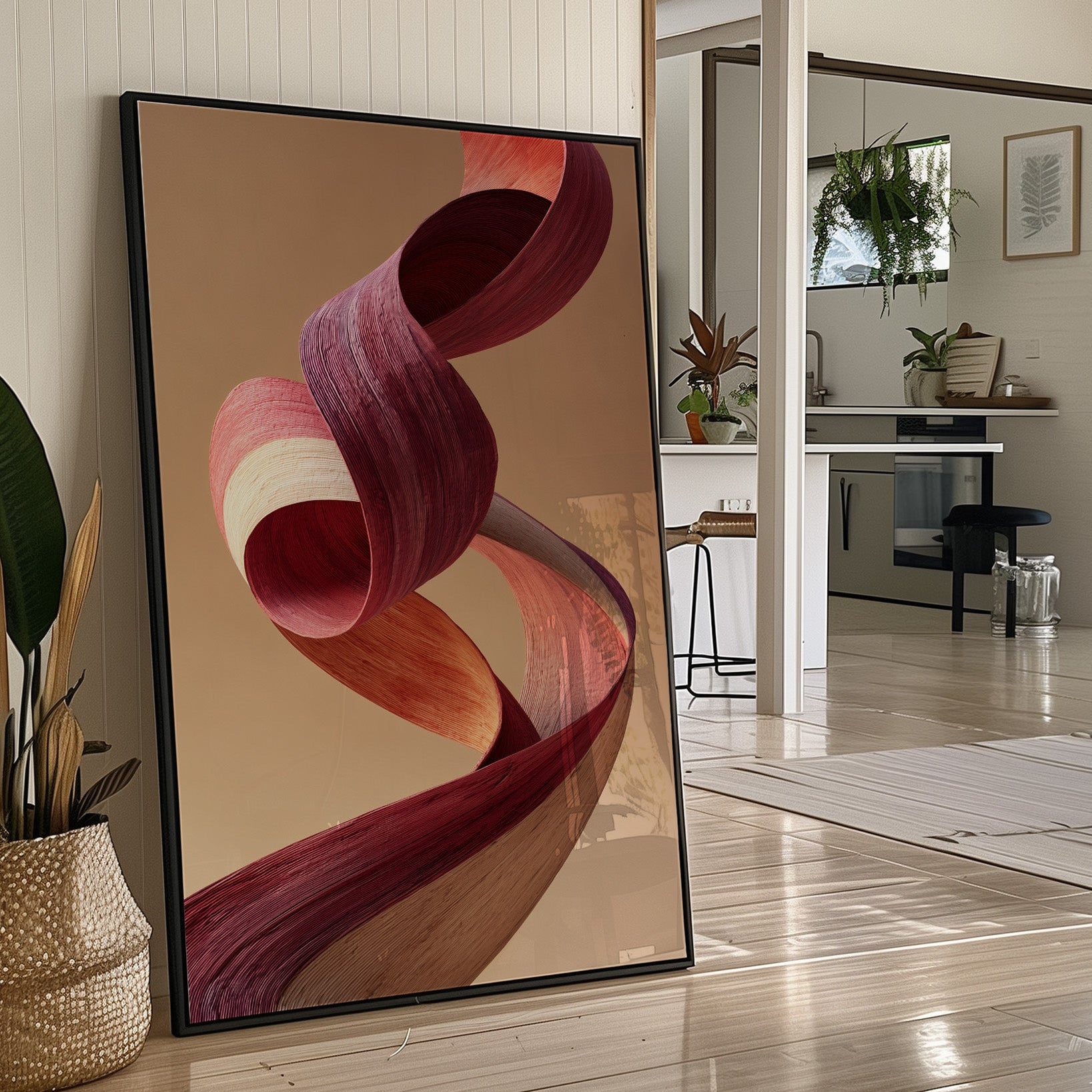 Ribbon Form In Quiet Motion