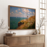 Seaside Reverie on Golden Cliffs