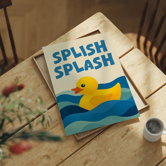 Sunny Duck in Rolling Waves