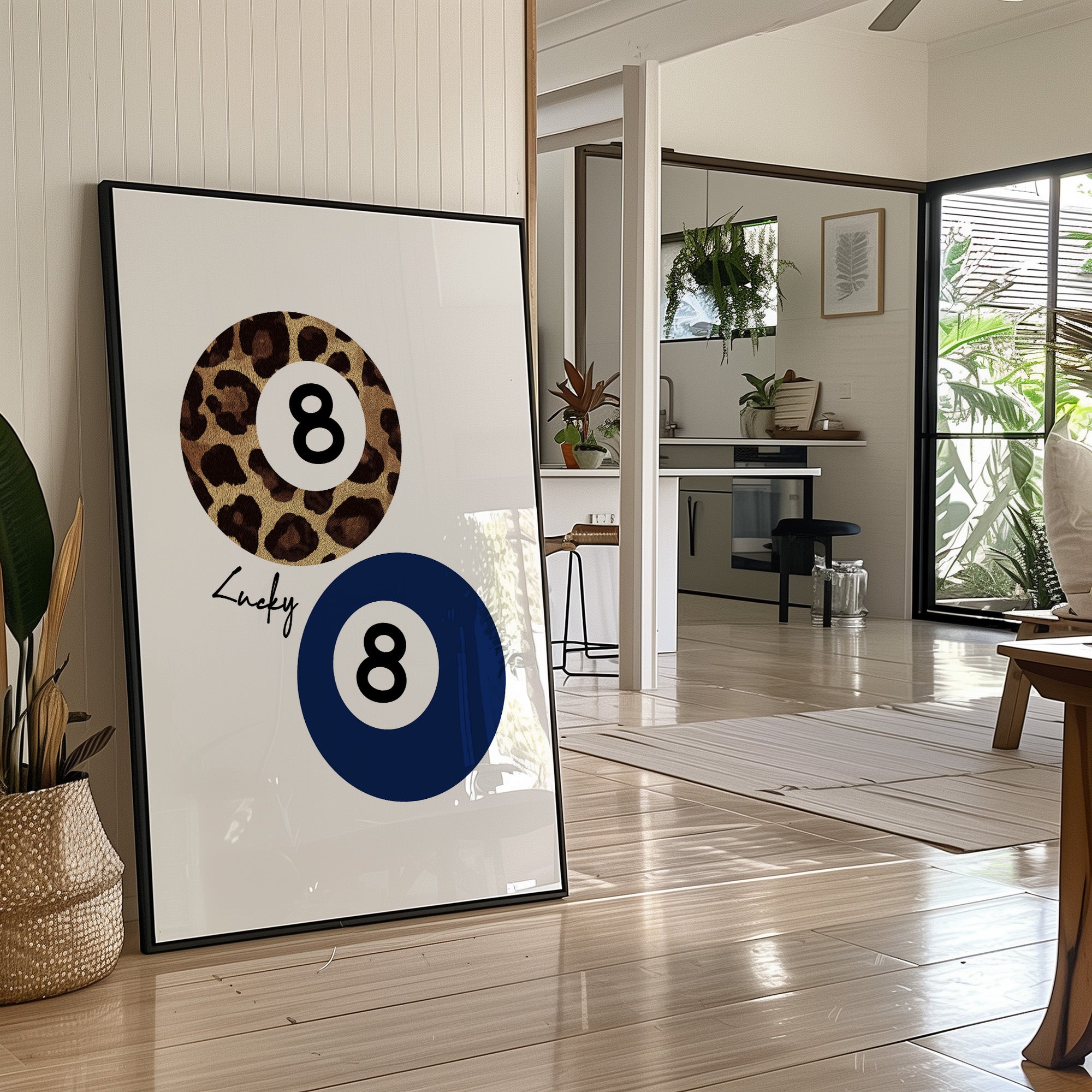 Lucky Eight in Leopard
