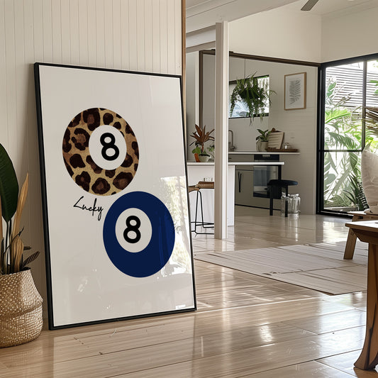 Lucky Eight in Leopard