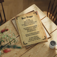 A Tavern Toast in Old Script