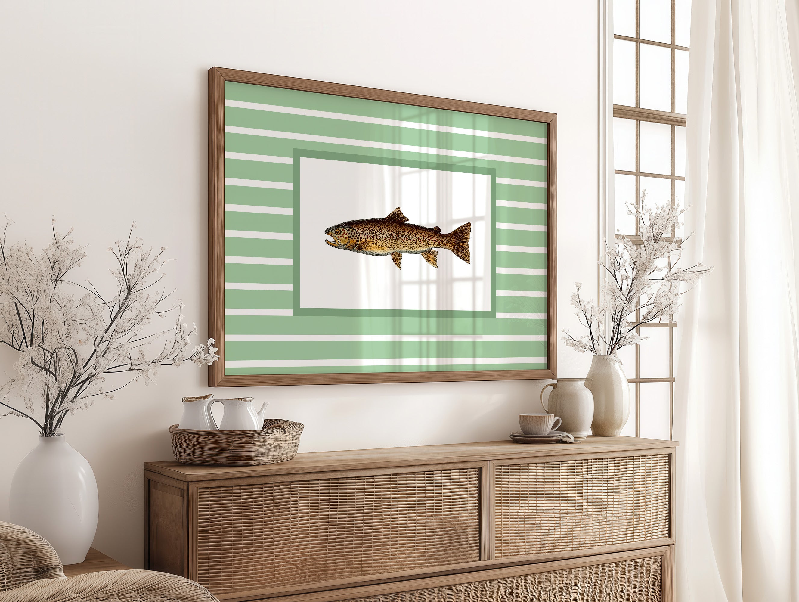 Striped Waters Quiet Catch