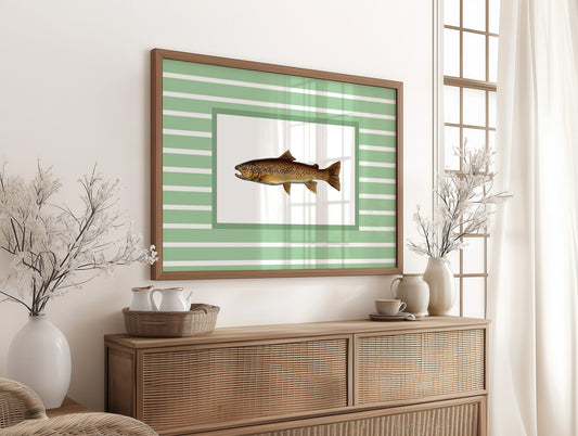 Striped Waters Quiet Catch