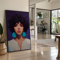Turquoise Echoes In Violet