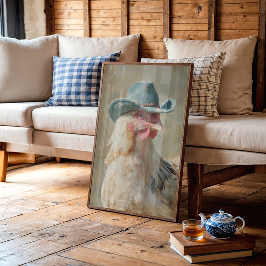 Blue Brim Barn Queen