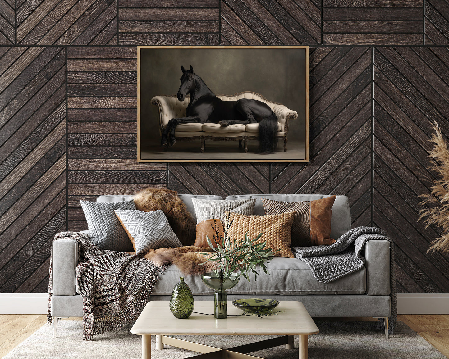Midnight Elegance Reclined