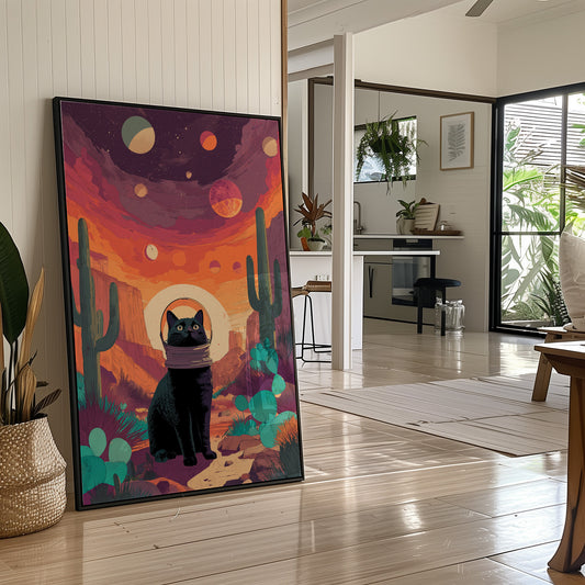 Cosmic Sentinel Of The Painted Desert