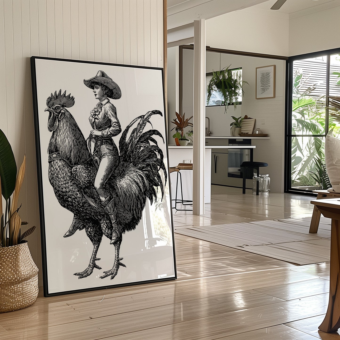 Rooster Ride At High Noon