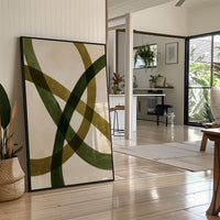 Olive Currents In Still Motion