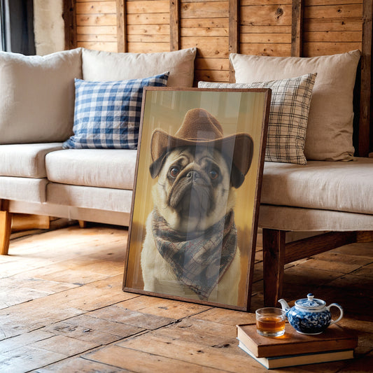 Prairie Pug At Sundown