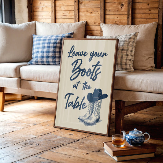 Leave Your Boots at the Table