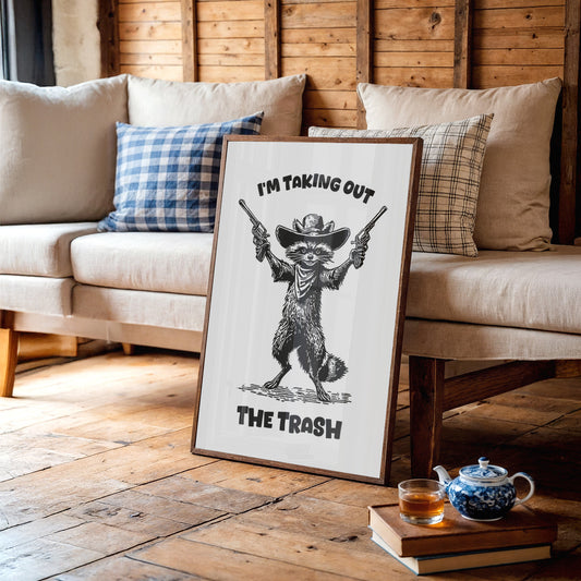 Im Taking Out the Trash Raccoon