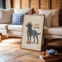 Yee Haw Cowboy Dog