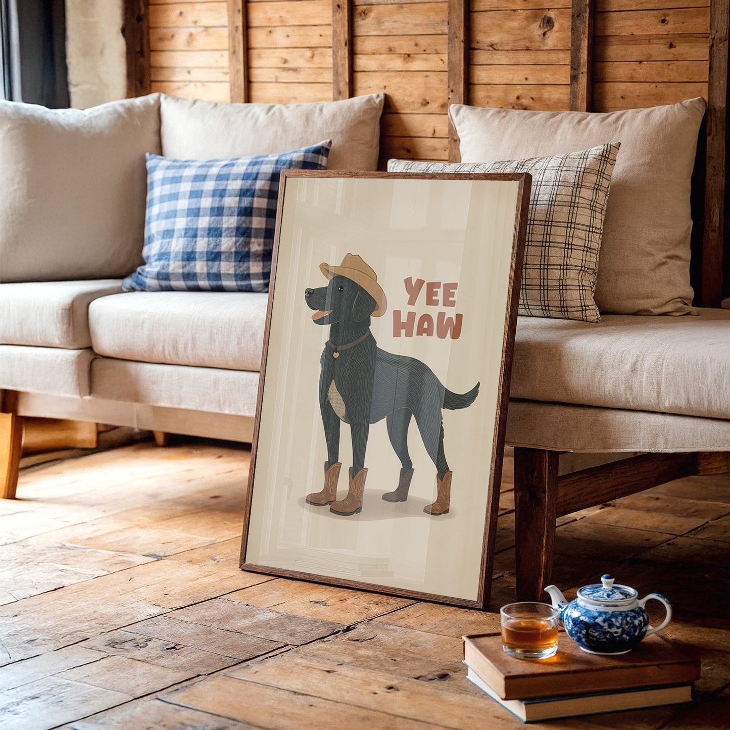 Yee Haw Cowboy Dog