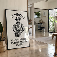 Cowboys With Short Pistols