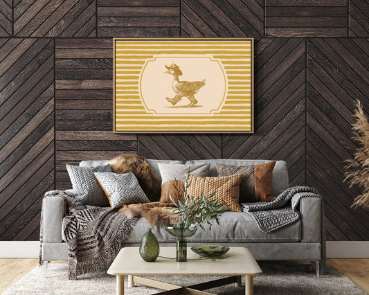 Cowboy Duck Western Wall Art