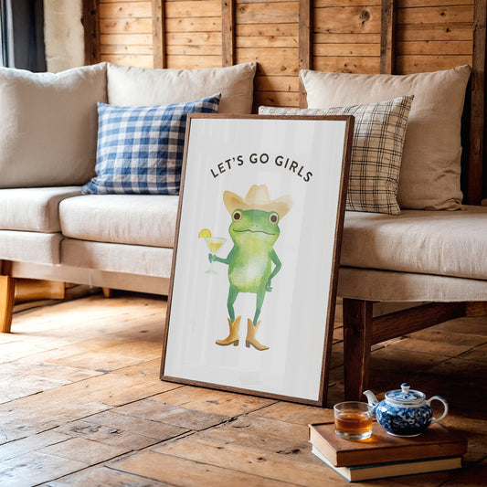 Lets Go Girls Cowgirl Frog