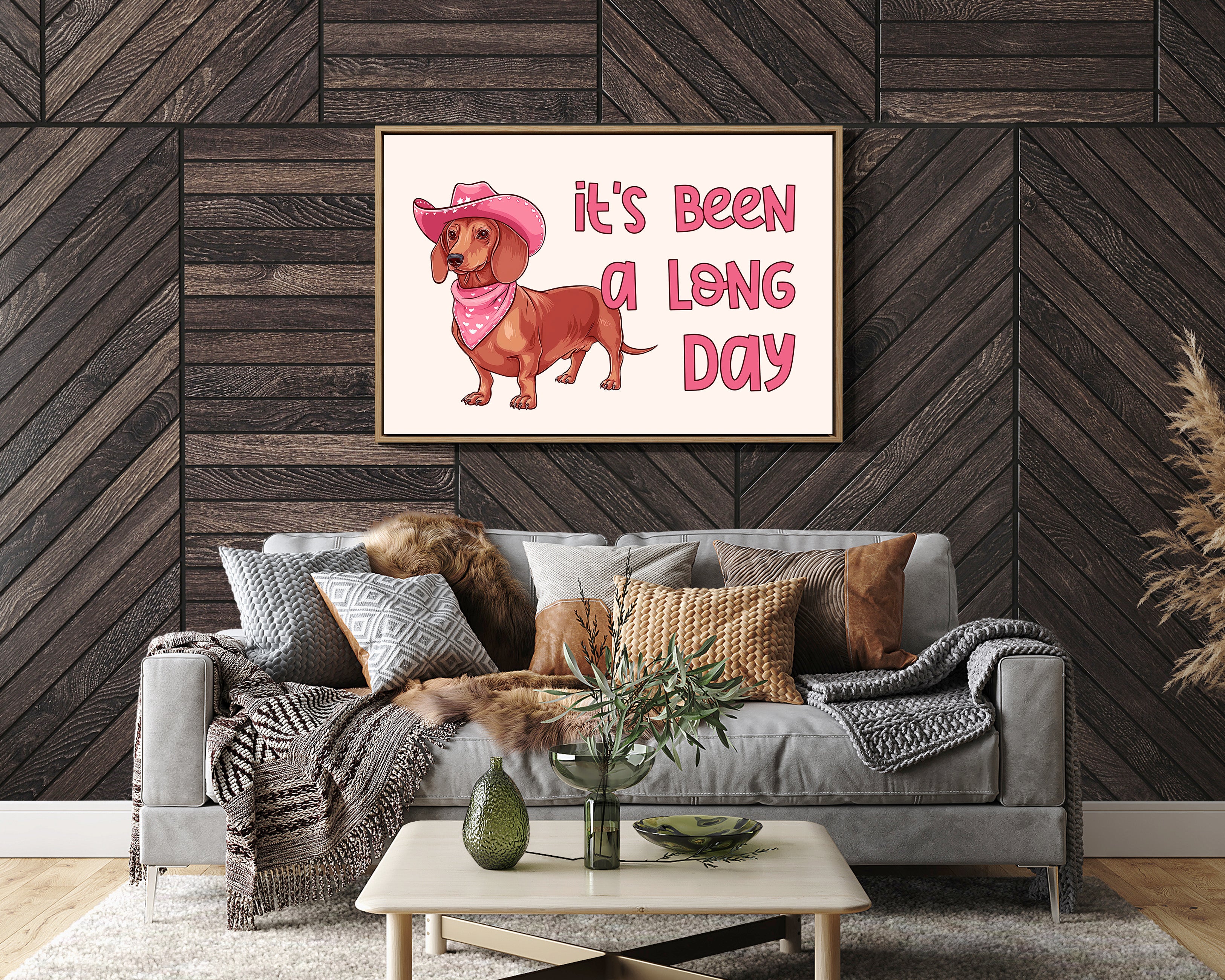 Its Been a Long Day Cowgirl Dachshund