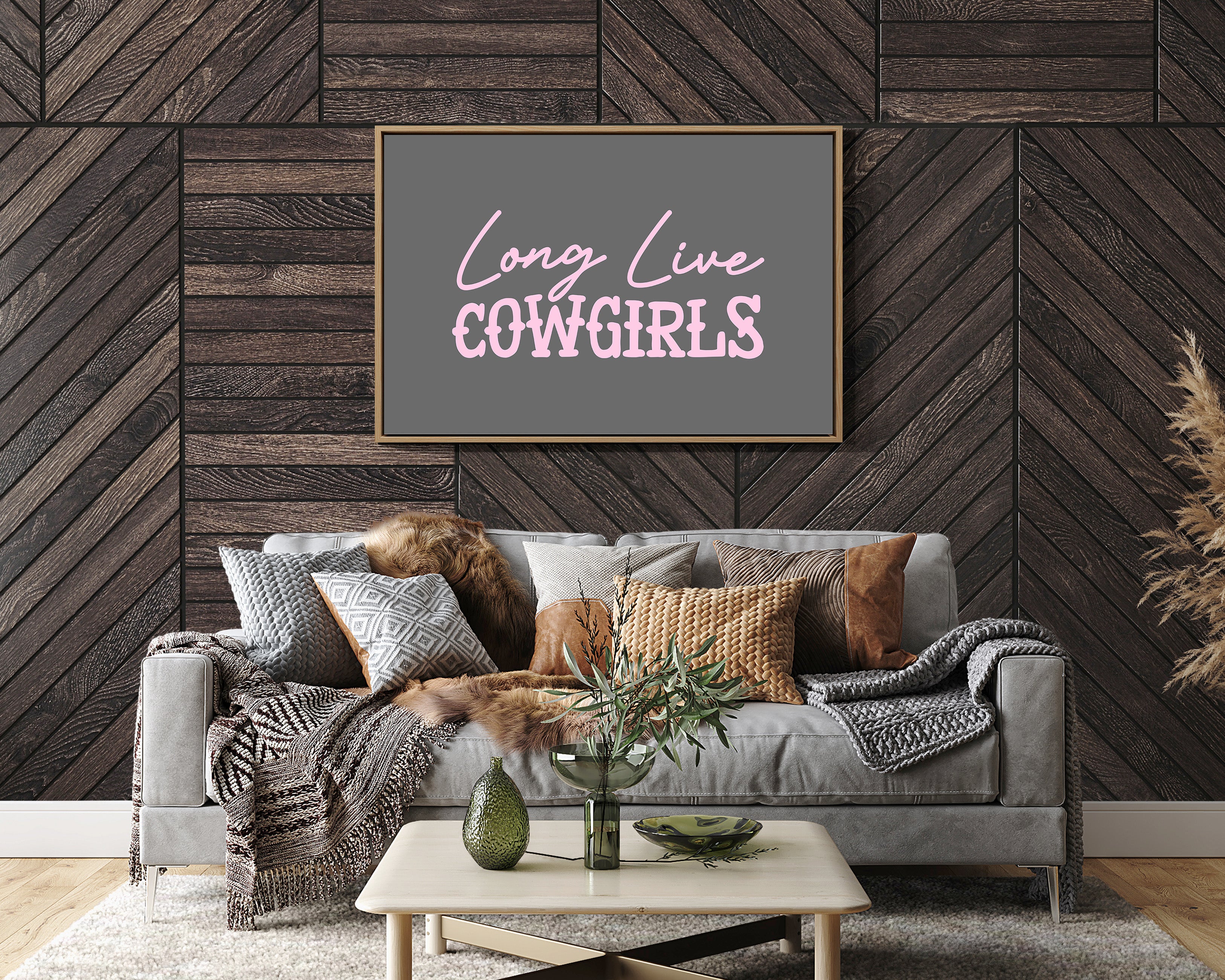 Long Live Cowgirls Western Wall Art