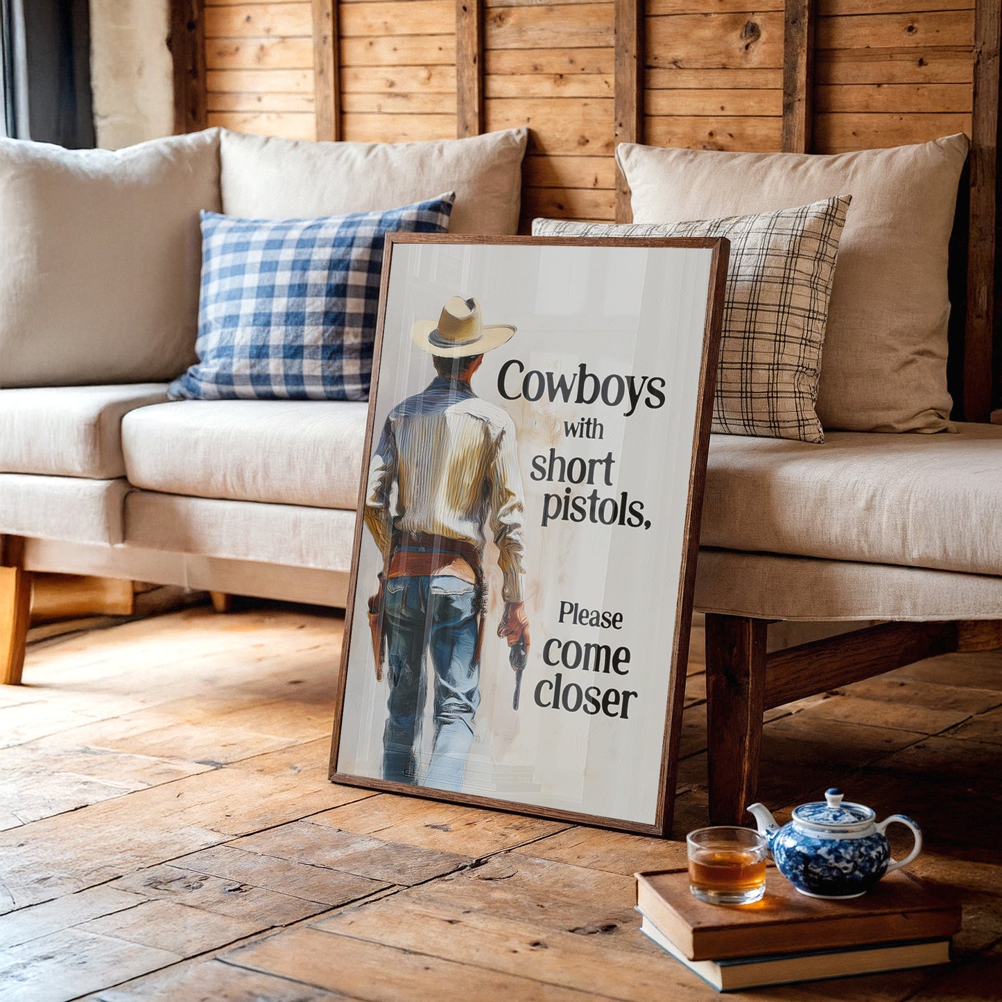 Giddy Up Partner Cowboy Print
