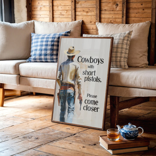 Giddy Up Partner Cowboy Print