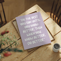 Do The Best You Can Quote Print
