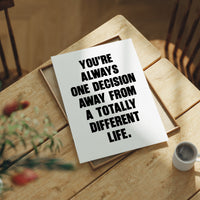 Home Sweet Home Bold Typography Print