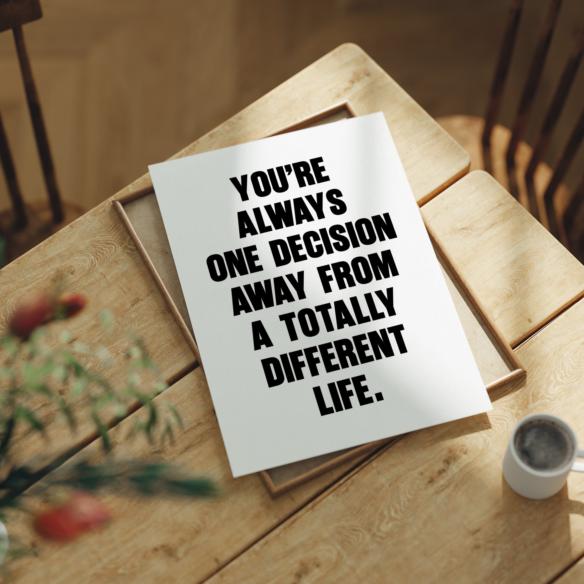 Home Sweet Home Bold Typography Print