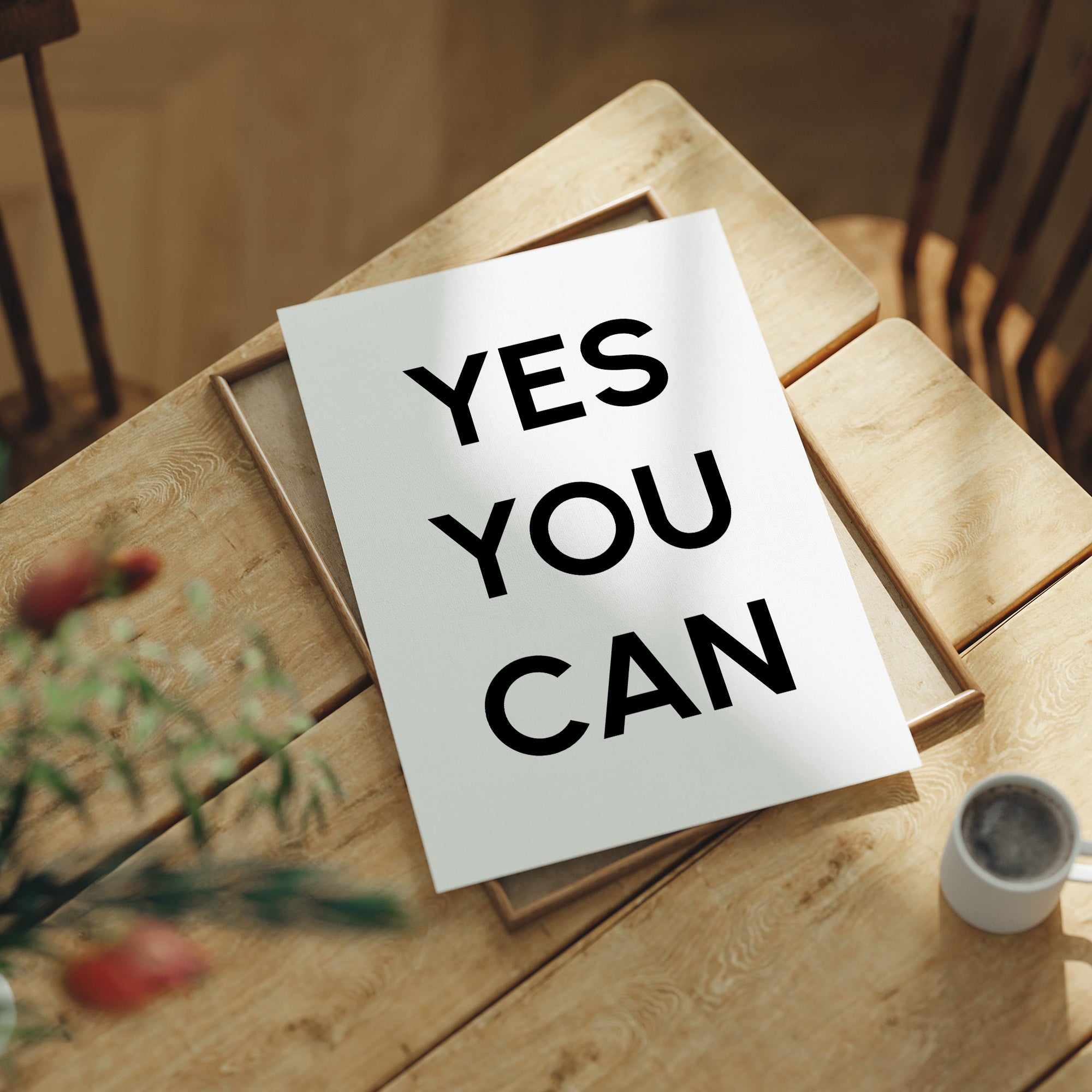 Yes You Can Bold Typography