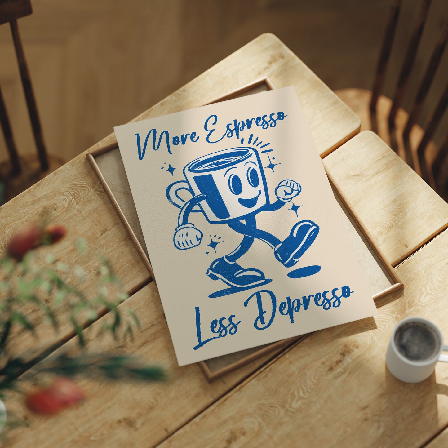 More Espresso Less Depresso Coffee Humor