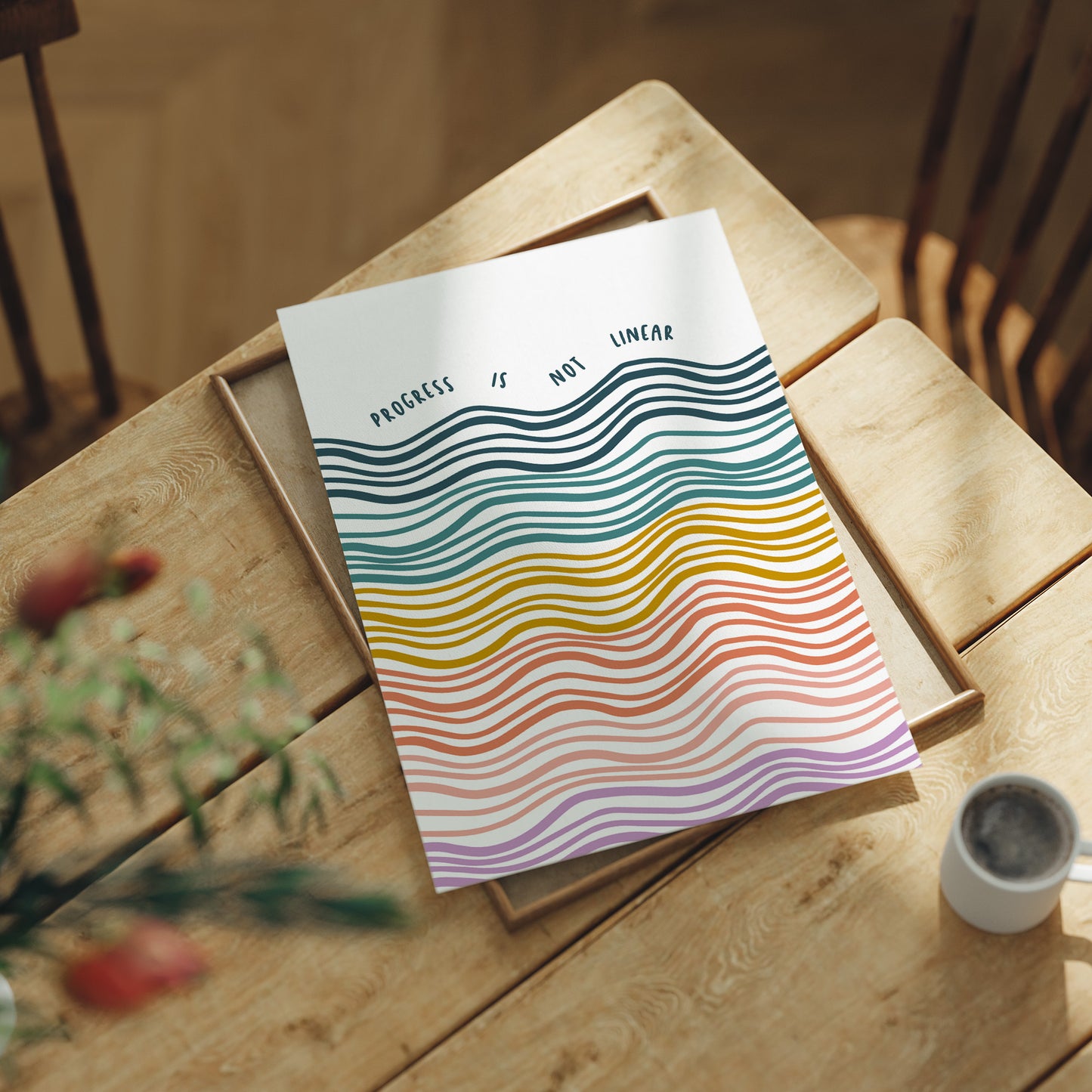 Progress Is Not Linear Retro Waves