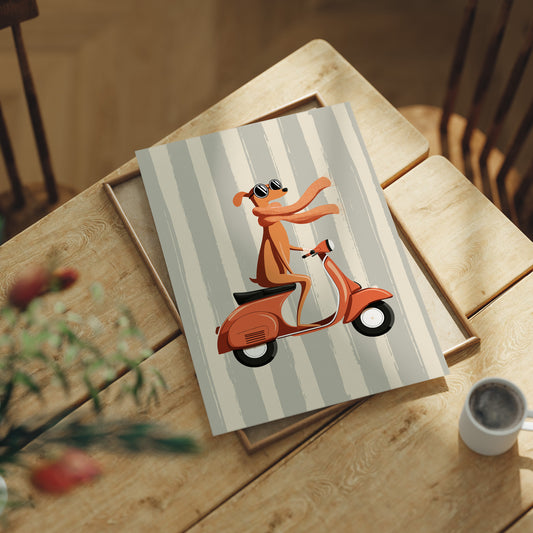 Cool Dog Riding Scooter