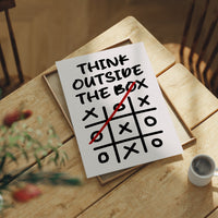 Think Outside The Box Tic Tac Toe Art