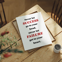 Success And Failure Balance